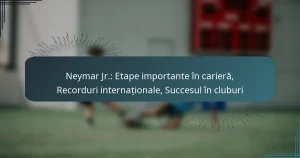 Neymar Jr.: Etape importante în carieră, Recorduri internaționale, Succesul în cluburi